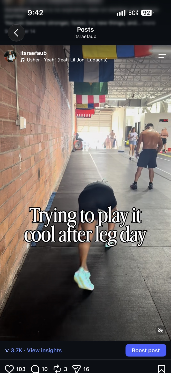 Leg day humor Reel
